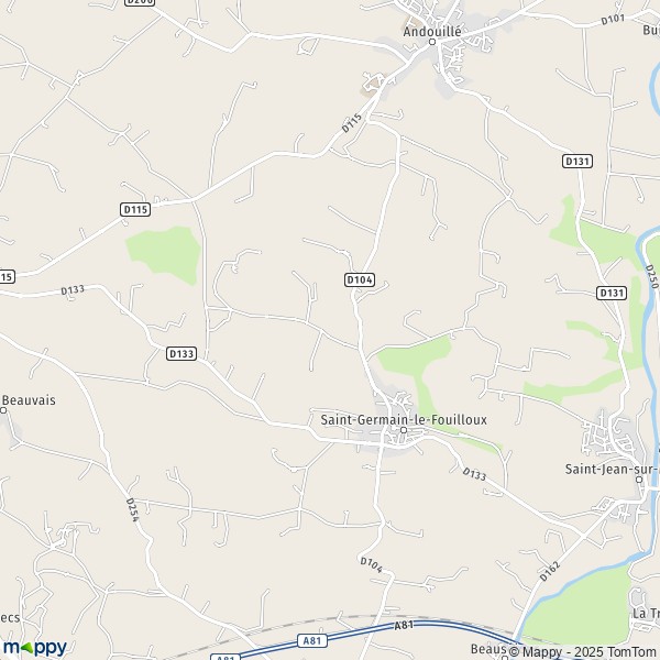 Carte Moray Neuf, 53240 Saint-Germain-le-Fouilloux