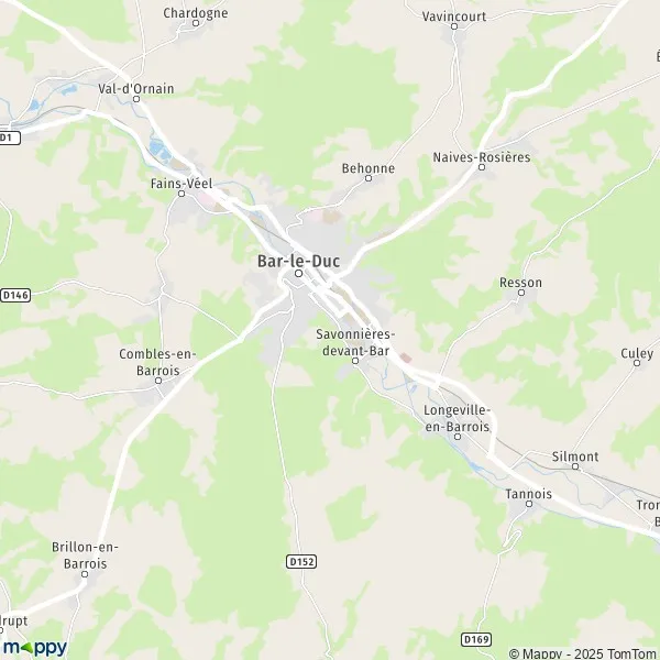 Plan barleduc carte de barleduc (55000) et infos pratiques