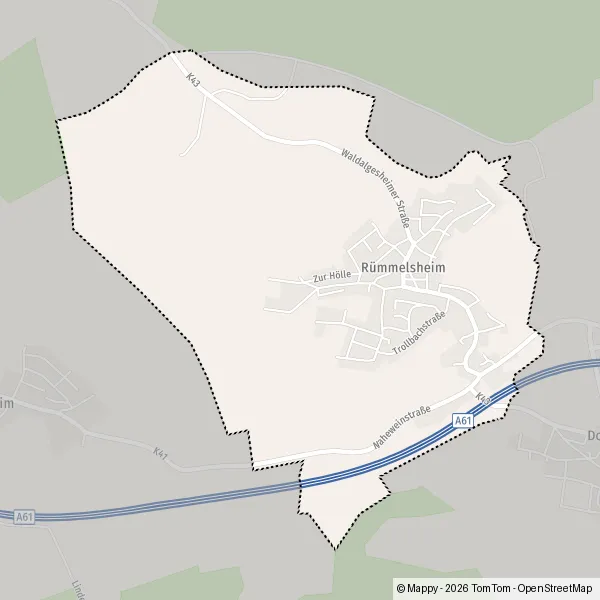 Plan Rümmelsheim : carte de Rümmelsheim (55452) et infos pratiques - Mappy