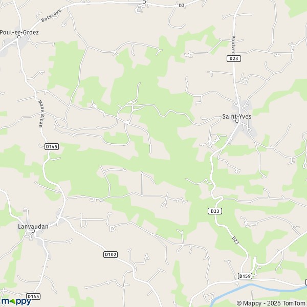Carte Bois Lorient, 56240 Inguiniel