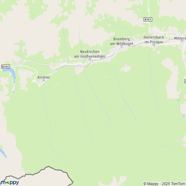 La carte pour la ville de Neukirchen am Großvenediger 5741