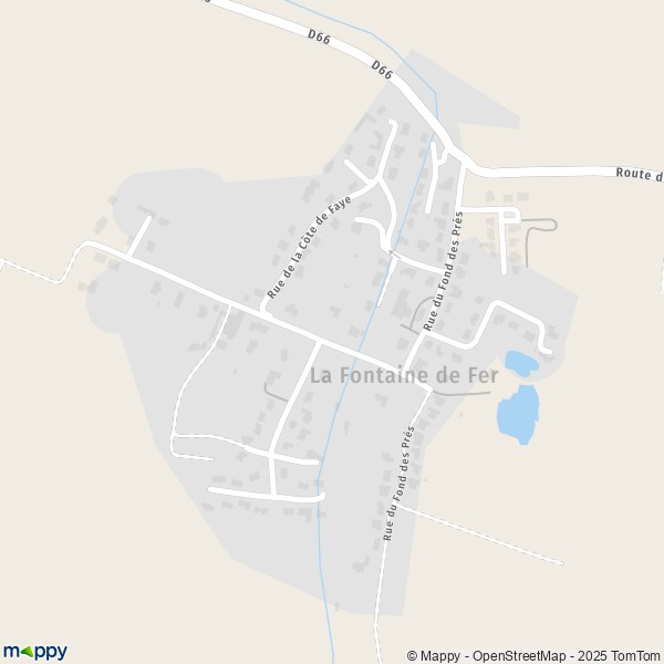 Carte La Fontaine de Fer, 57680 Corny-sur-Moselle