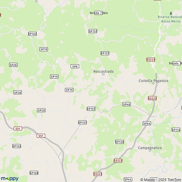 Plan Roccastrada carte de Roccastrada (58027) et infos pratiques