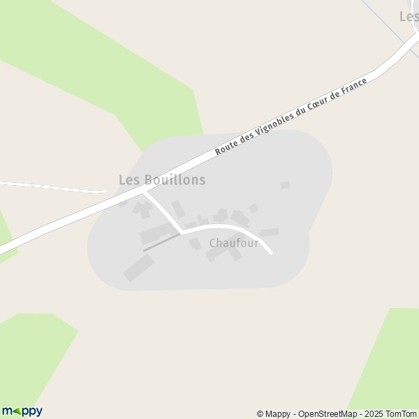 Carte Les Bouillons, 58200 Saint-Loup-des-Bois