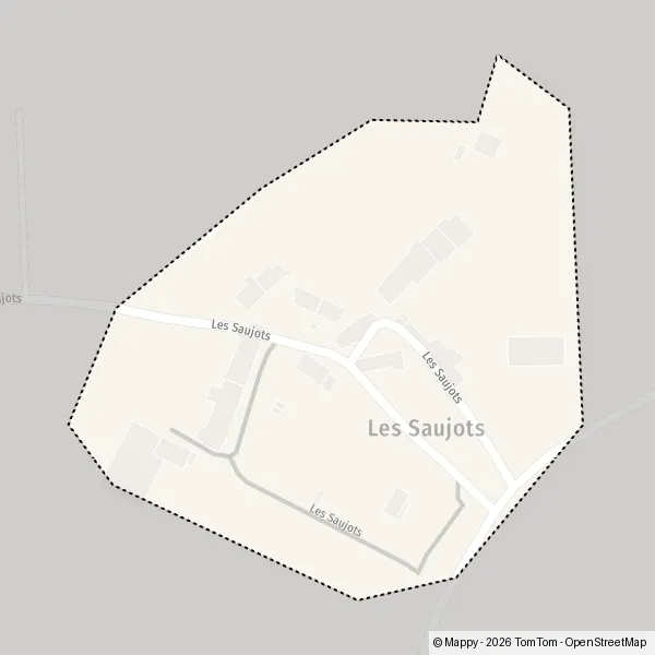 plan-les-saujots-carte-de-les-saujots-58310-bouhy-et-infos-pratiques