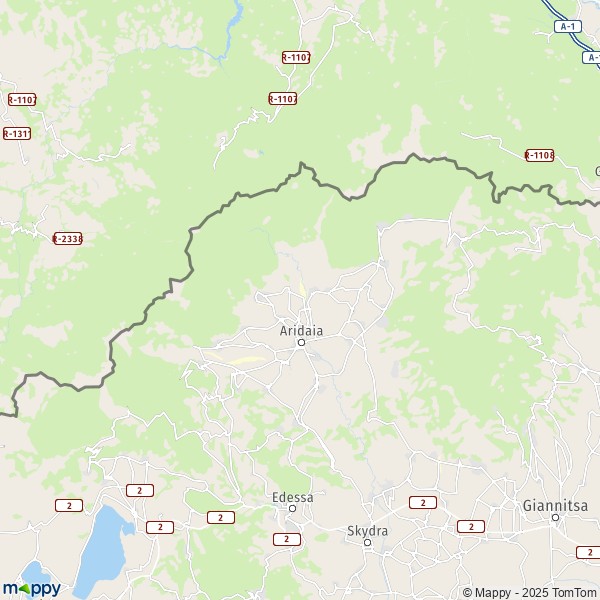 La carte pour la ville de Almopia 584 00