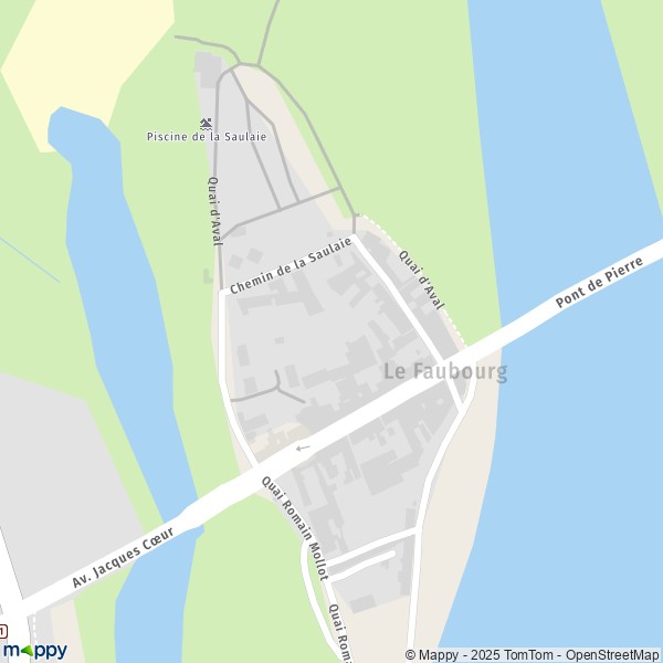 Carte Le Faubourg, 58400 La Charité-sur-Loire