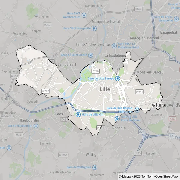 Carte De Lille Voyage Carte Plan
