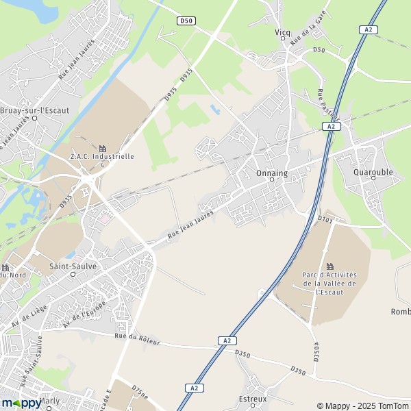 Carte Cité du Stade, 59264 Onnaing