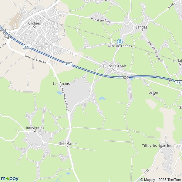 Carte Jacques Varlet, 59310 Beuvry-la-Forêt