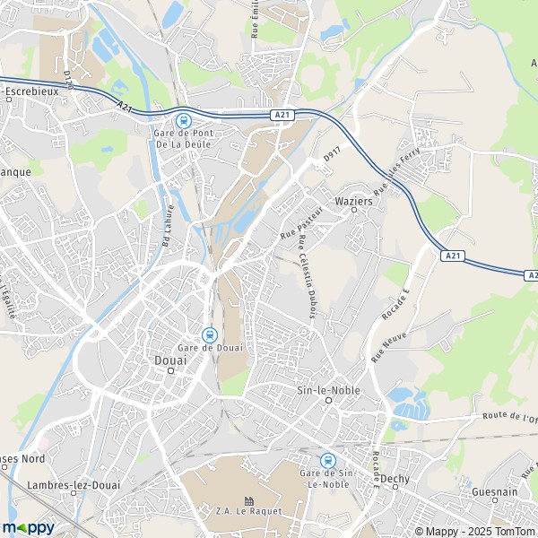 Plan Douai Carte De Douai 59500 Et Infos Pratiques