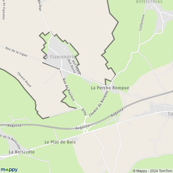 La carte pour la ville de La Flamengrie 59570