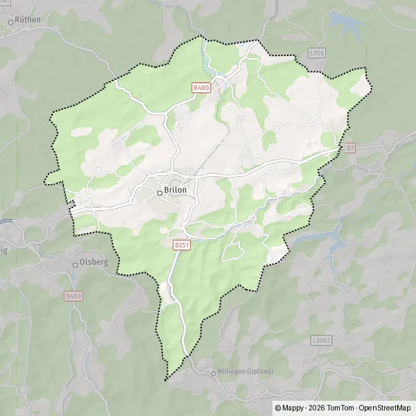 Plan Brilon : carte de Brilon (59929) et infos pratiques