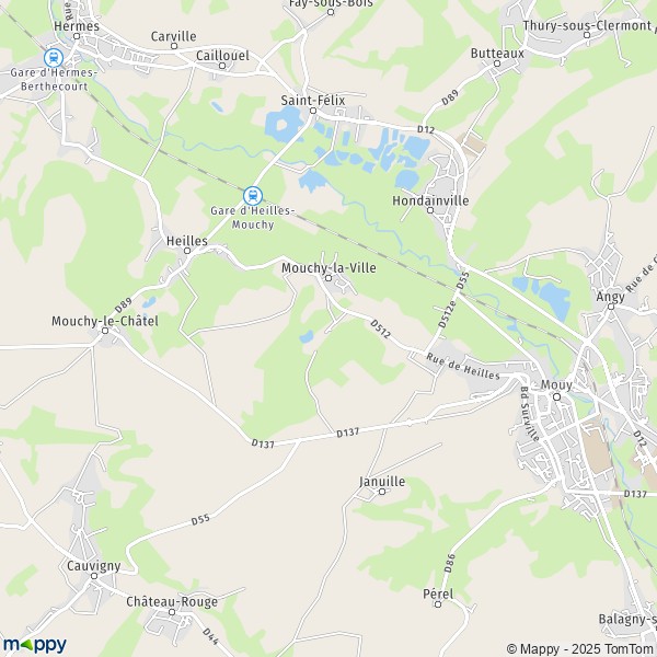Carte Saint-Jean (Quartier), 60000 Beauvais