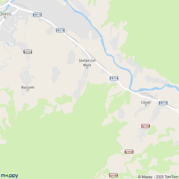 La carte pour la ville de Ștefan Cel Mare 607605-607613