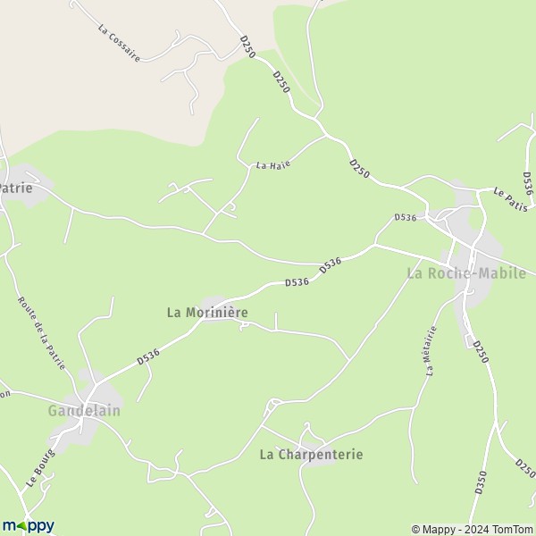 La carte pour la ville de La Roche-Mabile 61420