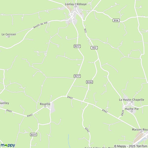 Carte La Bastille, 61700 Domfront-en-Poiraie