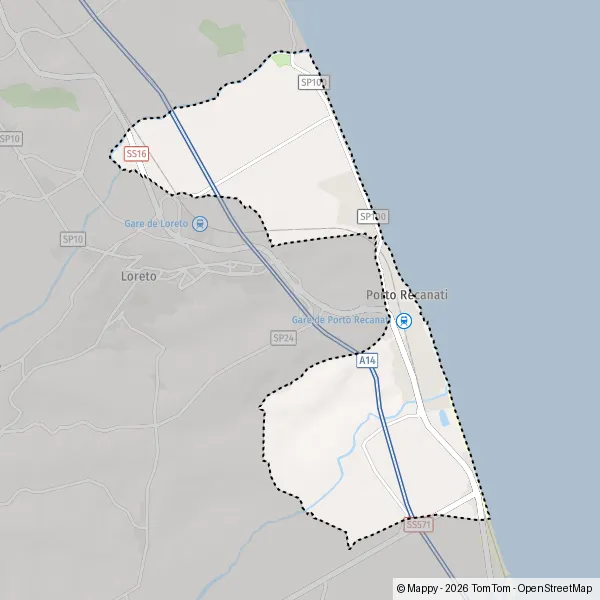 Plan Porto Recanati : carte de Porto Recanati (62017) et infos pratiques