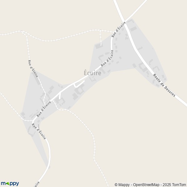 Carte Écuire, 62560 Thiembronne