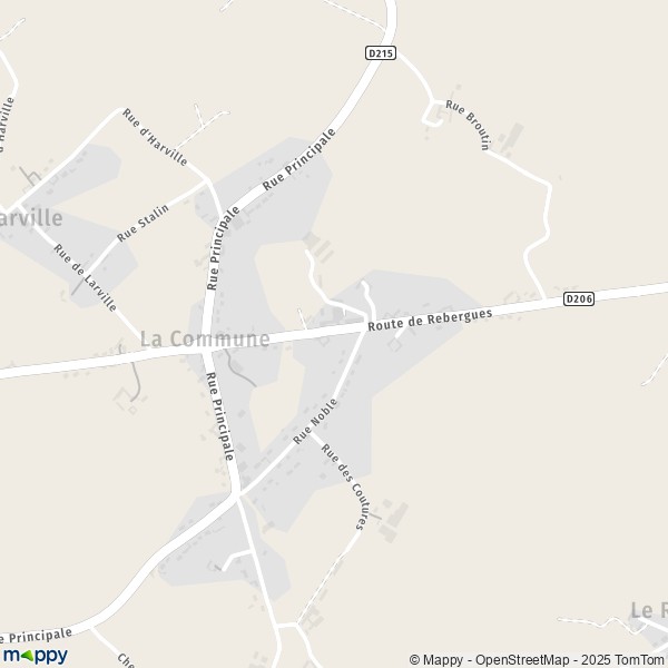 Carte La Commune, 62850 Surques