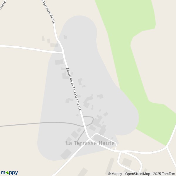Carte La Terrasse Haute, 63350 Crevant-Laveine