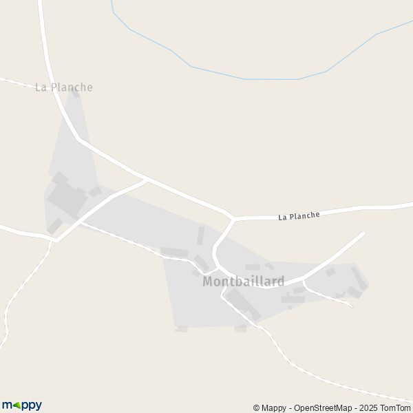 Carte Montbaillard, 63680 La Tour-d'Auvergne