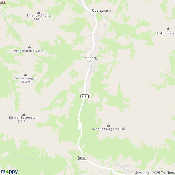 La carte pour la ville de Jochberg 6373