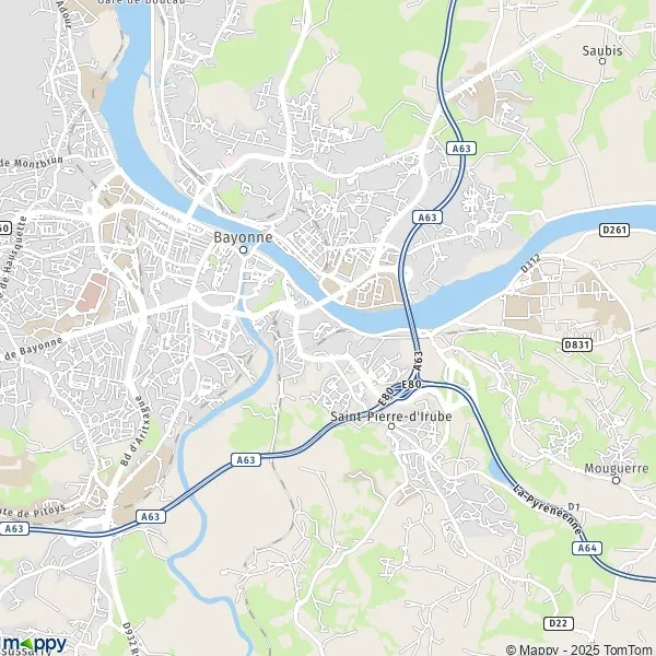 Plan de Bayonne » Vacances Guide Voyage