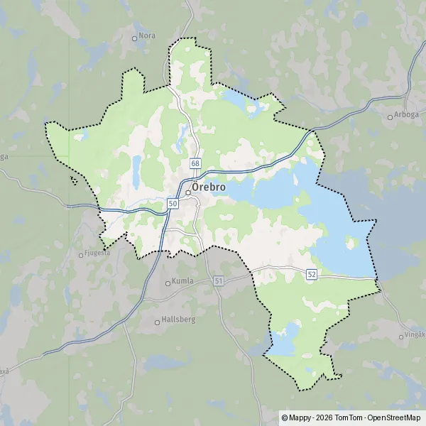 Plan Örebro : carte de Örebro (64391) et infos pratiques