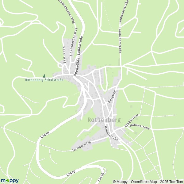 Carte Rothenberg, 64760 Oberzent