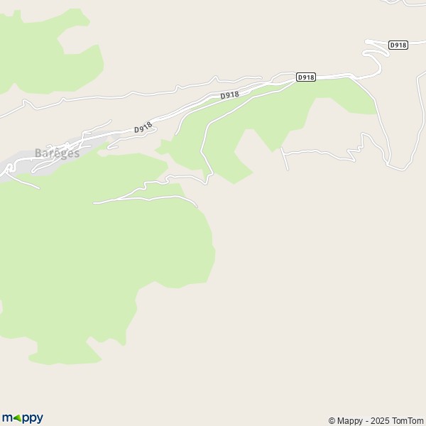 Carte Camp Rollot, 65120 Barèges