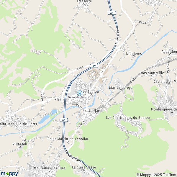 Carte Distriport, 66160 Le Boulou