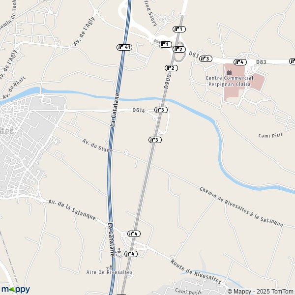 Carte Domaine de l'Agly, 66380 Pia
