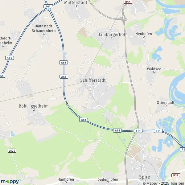 Plan Schifferstadt : carte de Schifferstadt (67105) et infos pratiques