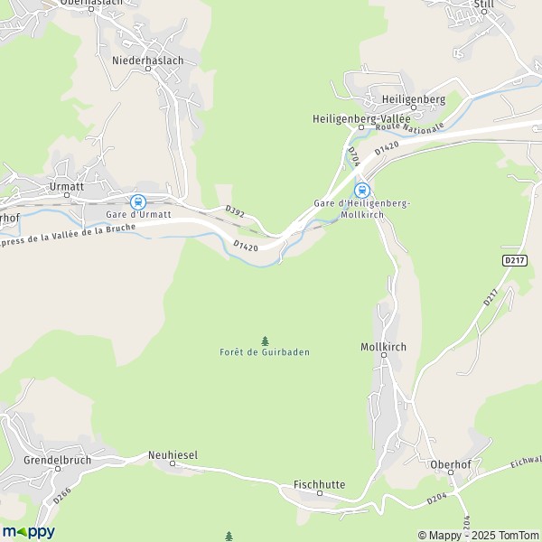 Carte Floessplatz, 67190 Mollkirch