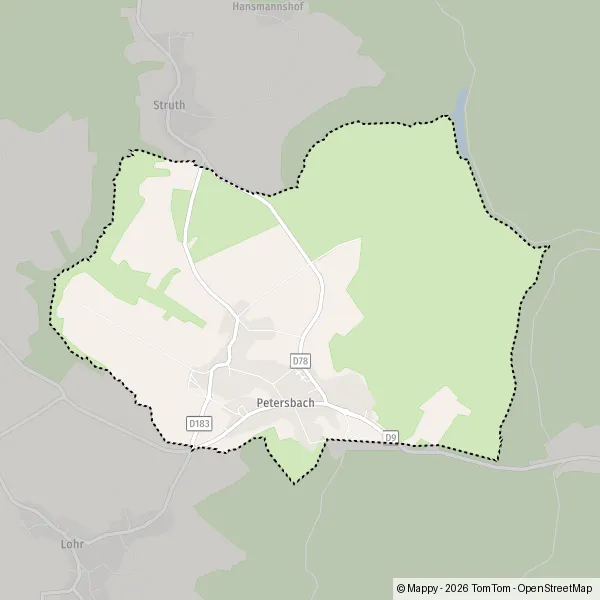 Plan Petersbach Carte De Petersbach 67290 Et Infos Pratiques