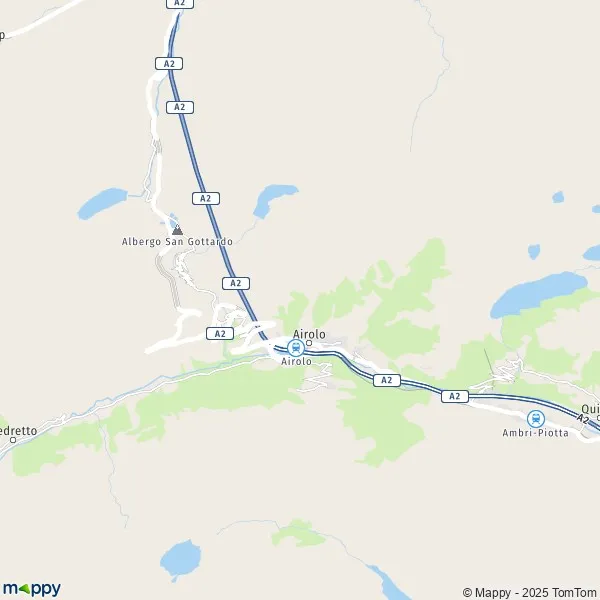La carte pour la ville de Airolo 6776-6780