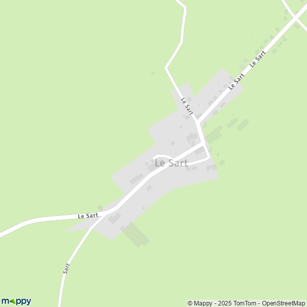 Carte Le Sart, 6840 Neufchâteau