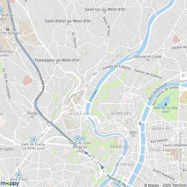 Plan Lyon carte de Lyon (69009) et infos pratiques