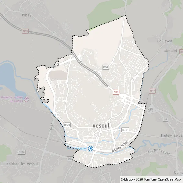 Plan Vesoul Carte De Vesoul Et Infos Pratiques
