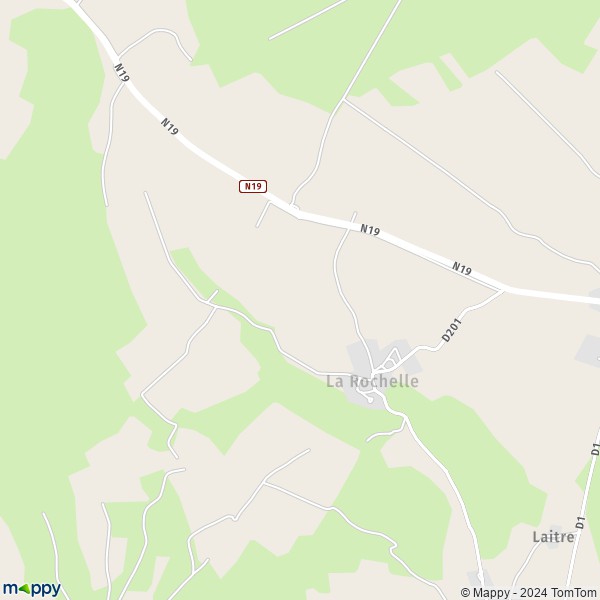 La carte pour la ville de La Rochelle 70120