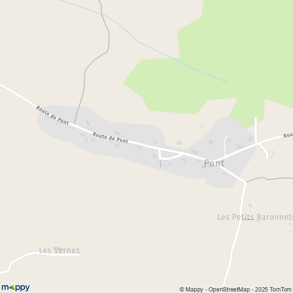 Carte Pont, 71430 Saint-Bonnet-de-Vieille-Vigne