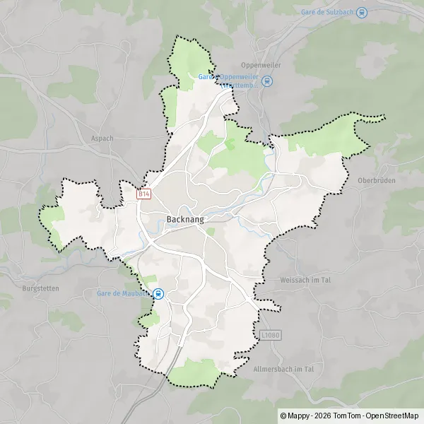 Plan Backnang Carte De Backnang 71522 Et Infos Pratiques