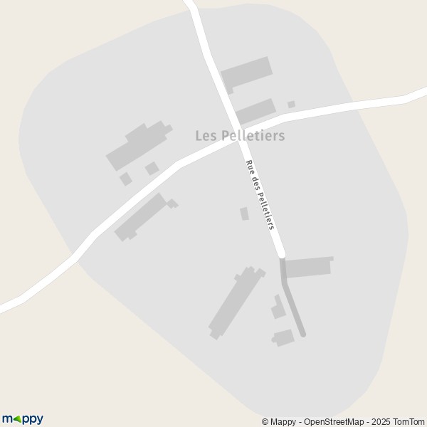 Carte Les Pelletiers, 71540 Reclesne