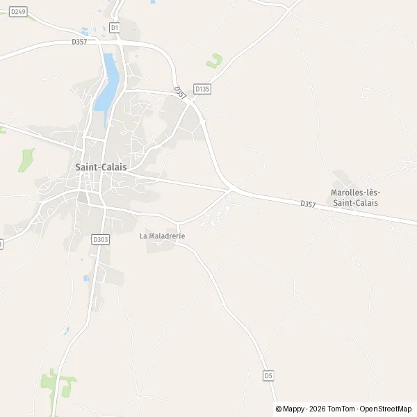 Plan Le Chemin : carte de Le Chemin, 72120 Saint-Calais et infos pratiques