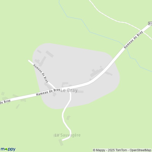 Carte Le Bray, 72140 Crissé