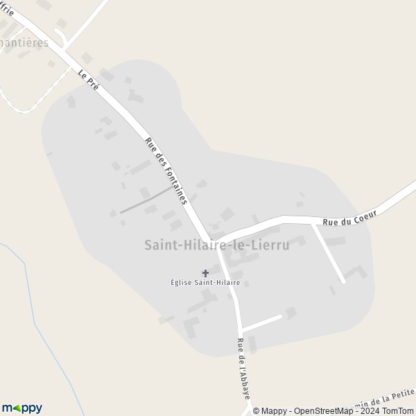 La carte pour la ville de Saint-Hilaire-le-Lierru, 72160 Tuffé-Val-de-la-Chéronne