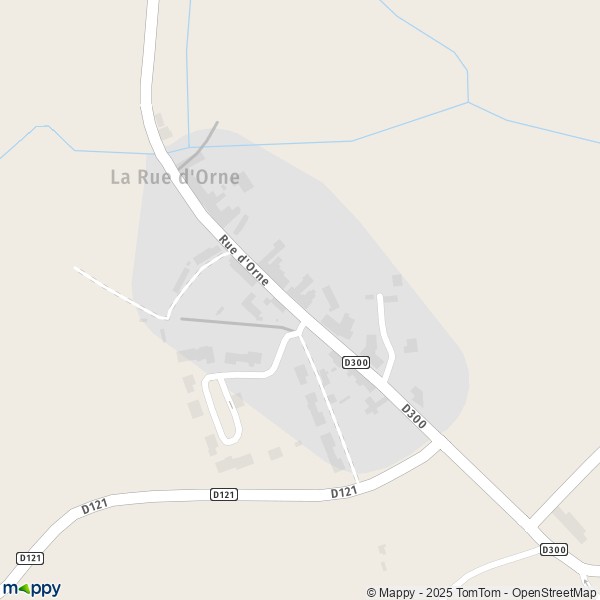 Carte La Rue d'Orne, 72290 Ballon-Saint-Mars
