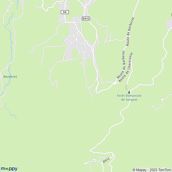 Carte Le Grand Plateau, 73000 Montagnole