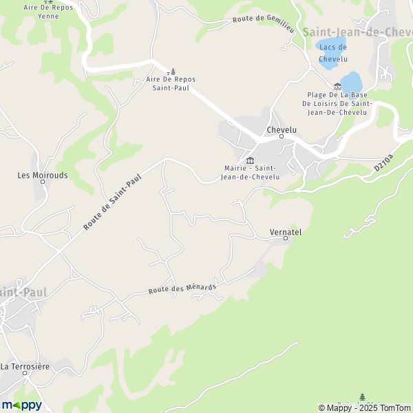 Carte Forêt de la Dent, 73120 Courchevel